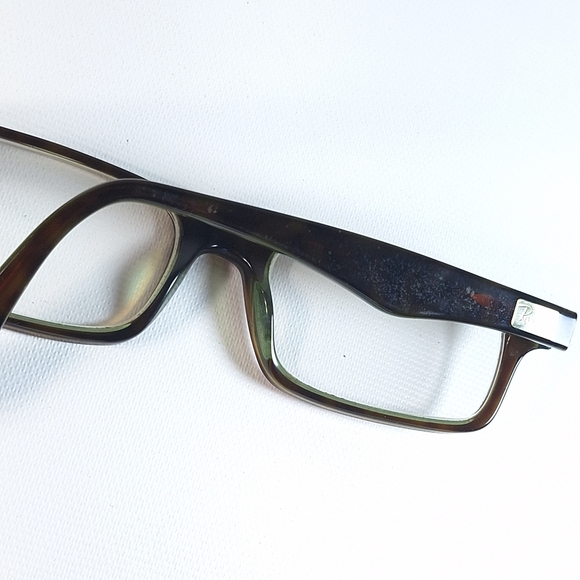 Ray-Ban Eyeglasses Tortoise Rectangle Glasses Frame Mod Rb5206 2445 - Picture 8 of 9